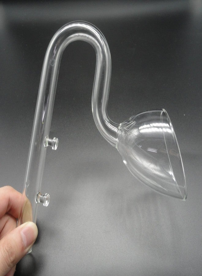 JARDLI Glass Lily Pipe Outflow for Aquarium Planted Tank (17mm for 16/22mm (5/8" ID) tubing) - Image 3